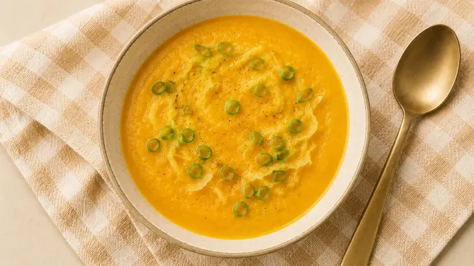 Foto provisoria de Crema de Zapallo y Jengibre